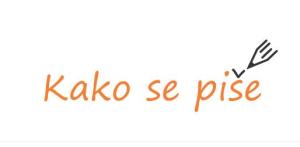 Kako se pise