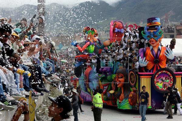 Kolumbija carnival do negro y blanco